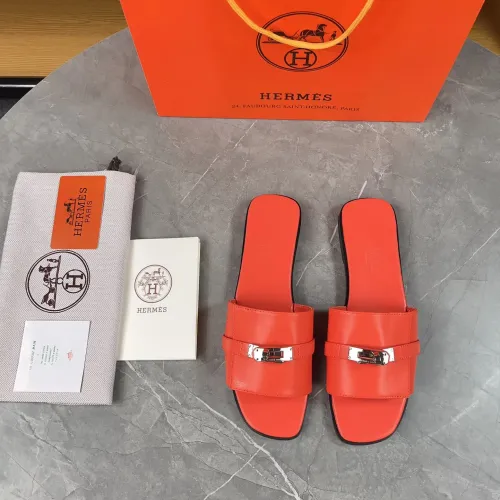 Replica Hermes Slippers For Women #1432983 $88.00 USD for Wholesale