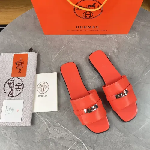 Replica Hermes Slippers For Women #1432983 $88.00 USD for Wholesale