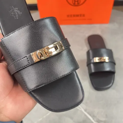 Replica Hermes Slippers For Women #1432986 $88.00 USD for Wholesale