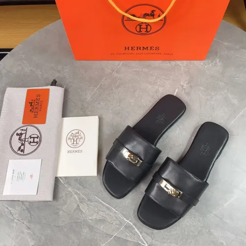 Replica Hermes Slippers For Women #1432986 $88.00 USD for Wholesale