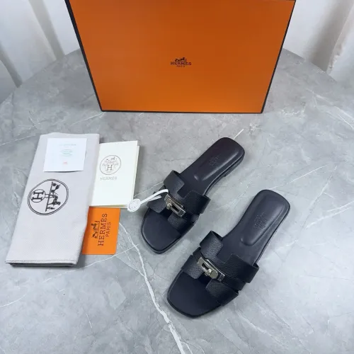 Replica Hermes Slippers For Women #1432992 $85.00 USD for Wholesale