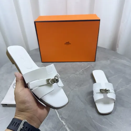 Hermes Slippers For Women #1432993 $85.00 USD, Wholesale Replica Hermes Slippers
