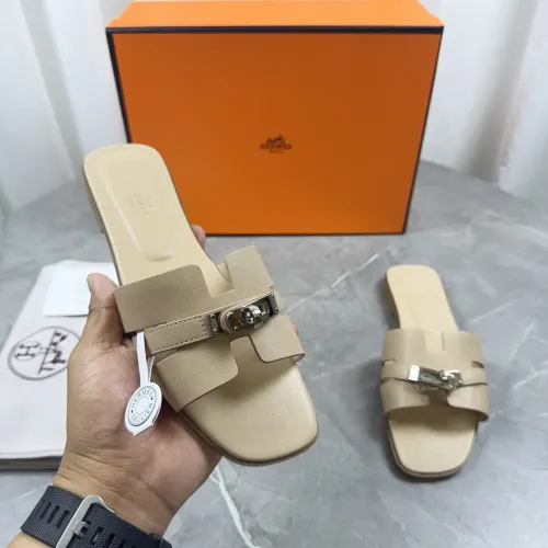 Hermes Slippers For Women #1432994 $85.00 USD, Wholesale Replica Hermes Slippers
