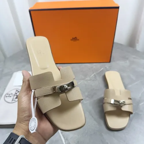Replica Hermes Slippers For Women #1432994 $85.00 USD for Wholesale