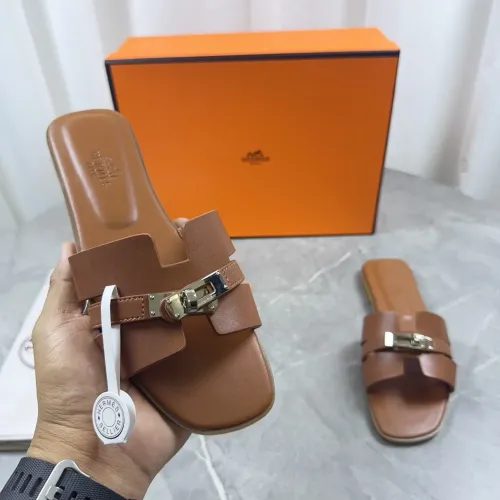 Hermes Slippers For Women #1432995 $85.00 USD, Wholesale Replica Hermes Slippers