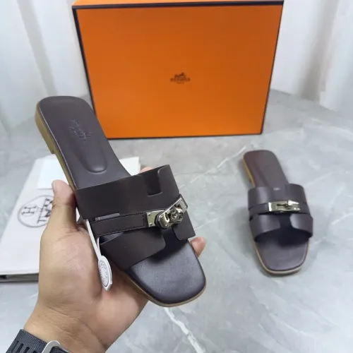 Hermes Slippers For Women #1432996 $85.00 USD, Wholesale Replica Hermes Slippers