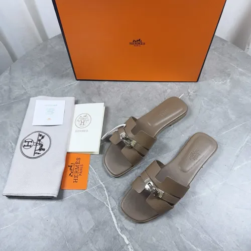 Replica Hermes Slippers For Women #1432999 $85.00 USD for Wholesale