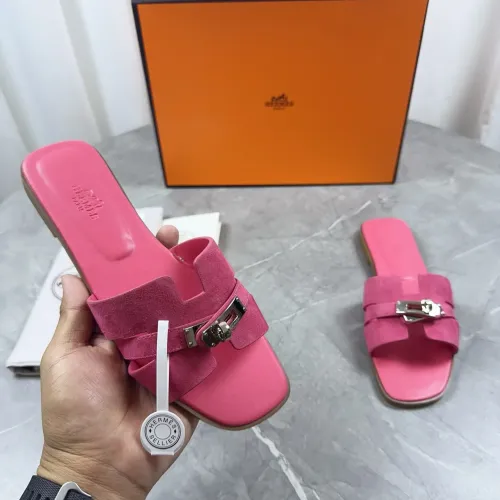 Hermes Slippers For Women #1433000 $85.00 USD, Wholesale Replica Hermes Slippers