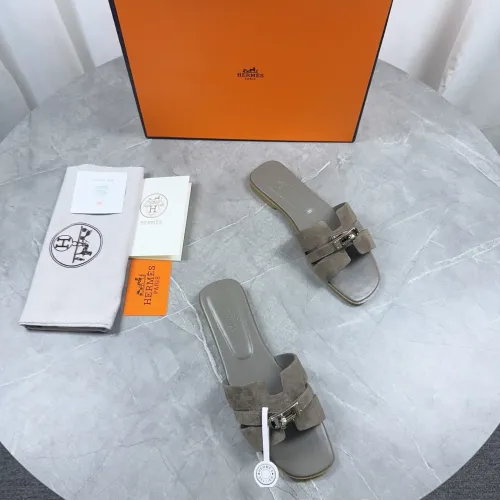 Replica Hermes Slippers For Women #1433001 $85.00 USD for Wholesale