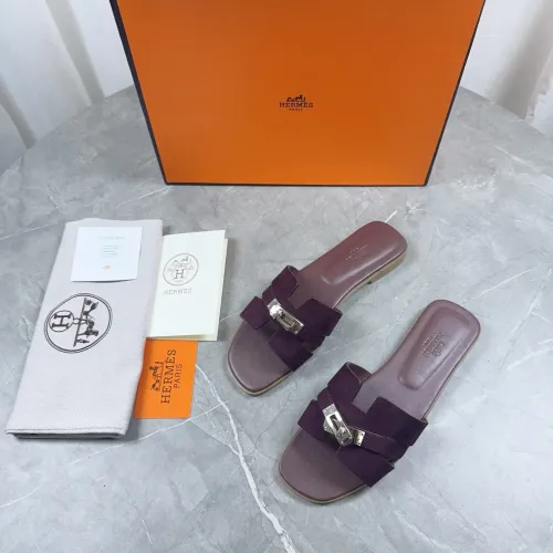 Replica Hermes Slippers For Women #1433004 $85.00 USD for Wholesale