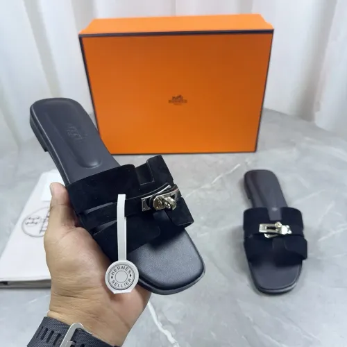Replica Hermes Slippers For Women #1433005 $85.00 USD for Wholesale