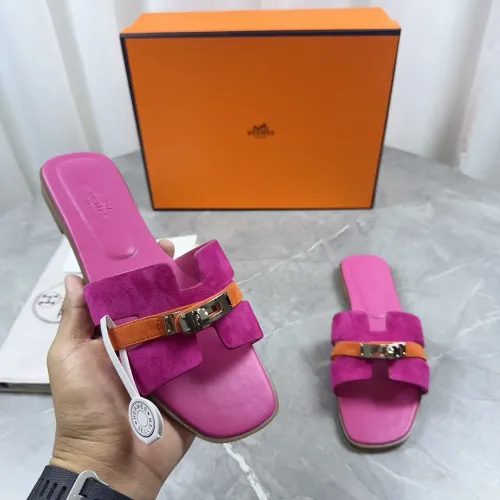Hermes Slippers For Women #1433007 $85.00 USD, Wholesale Replica Hermes Slippers