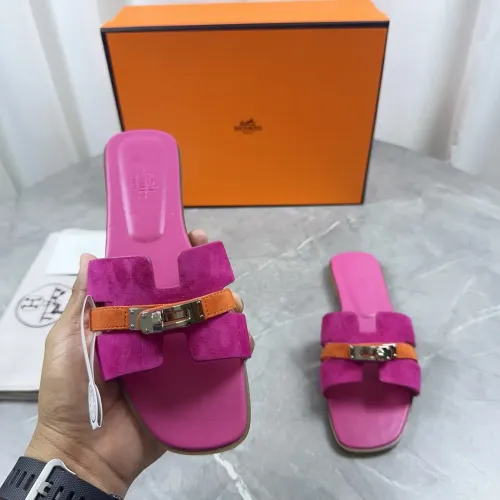 Replica Hermes Slippers For Women #1433007 $85.00 USD for Wholesale