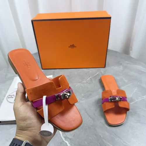 Hermes Slippers For Women #1433008 $85.00 USD, Wholesale Replica Hermes Slippers