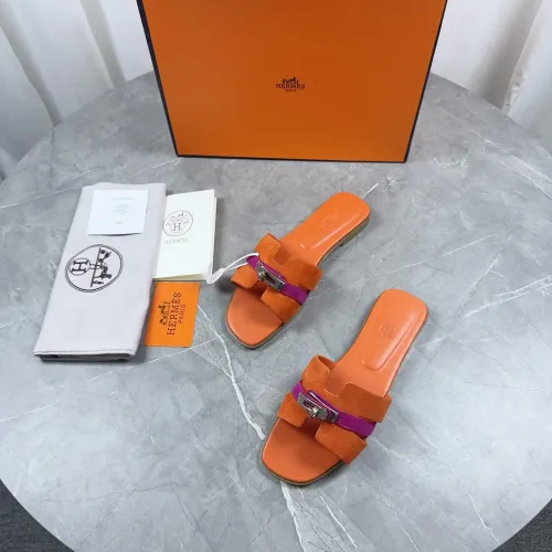 Replica Hermes Slippers For Women #1433008 $85.00 USD for Wholesale