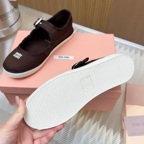 Replica MIU MIU Flat Shoes For Women #1433021 $76.00 USD for Wholesale