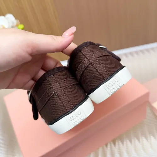 Replica MIU MIU Flat Shoes For Women #1433021 $76.00 USD for Wholesale