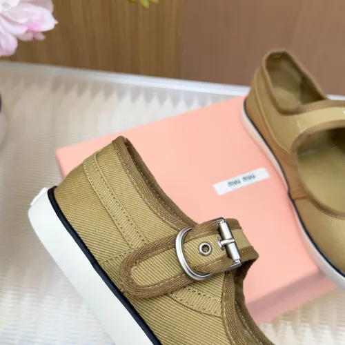 Replica MIU MIU Flat Shoes For Women #1433022 $76.00 USD for Wholesale