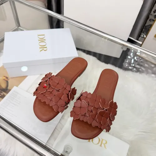 Replica Christian Dior Slippers For Women #1433036 $98.00 USD for Wholesale