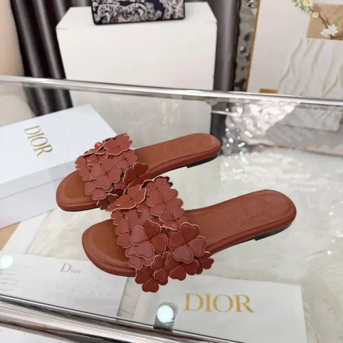 Replica Christian Dior Slippers For Women #1433036 $98.00 USD for Wholesale
