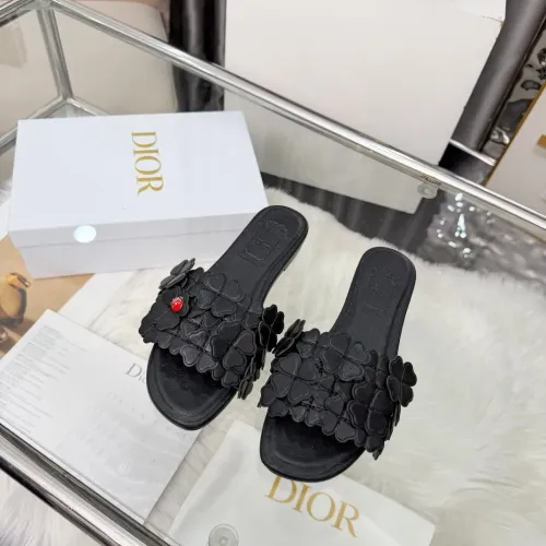 Replica Christian Dior Slippers For Women #1433038 $98.00 USD for Wholesale
