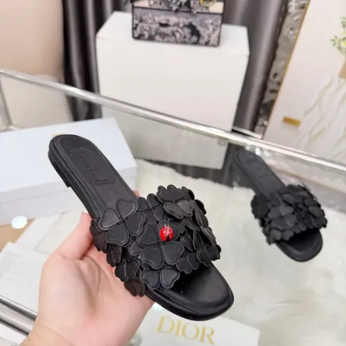 Replica Christian Dior Slippers For Women #1433038 $98.00 USD for Wholesale