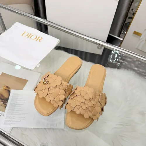 Replica Christian Dior Slippers For Women #1433040 $98.00 USD for Wholesale