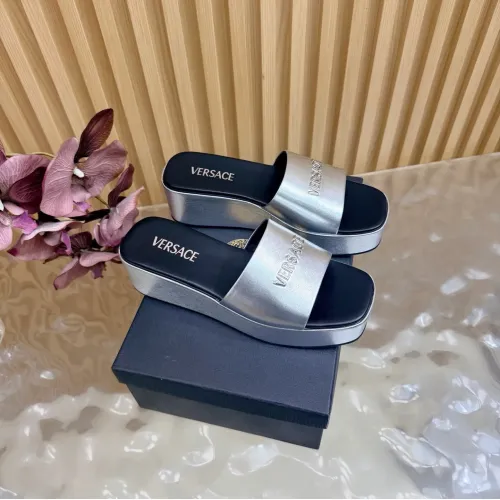 Versace Slippers For Women #1433095 $105.00 USD, Wholesale Replica Versace Slippers