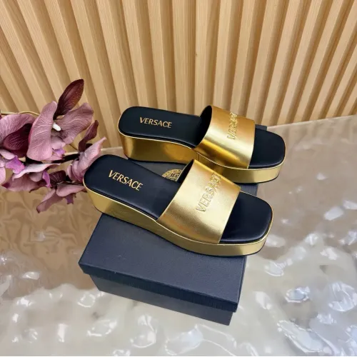 Versace Slippers For Women #1433096 $105.00 USD, Wholesale Replica Versace Slippers