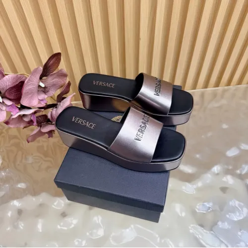 Versace Slippers For Women #1433097 $105.00 USD, Wholesale Replica Versace Slippers