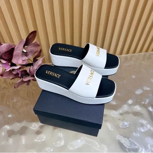 Versace Slippers For Women #1433098 $105.00 USD, Wholesale Replica Versace Slippers