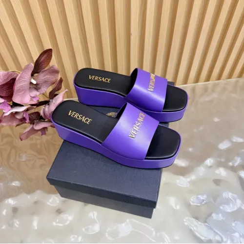 Versace Slippers For Women #1433104 $105.00 USD, Wholesale Replica Versace Slippers