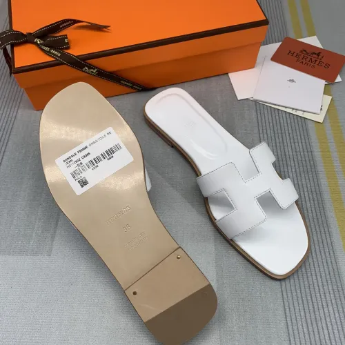 Replica Hermes Slippers For Women #1433189 $92.00 USD for Wholesale