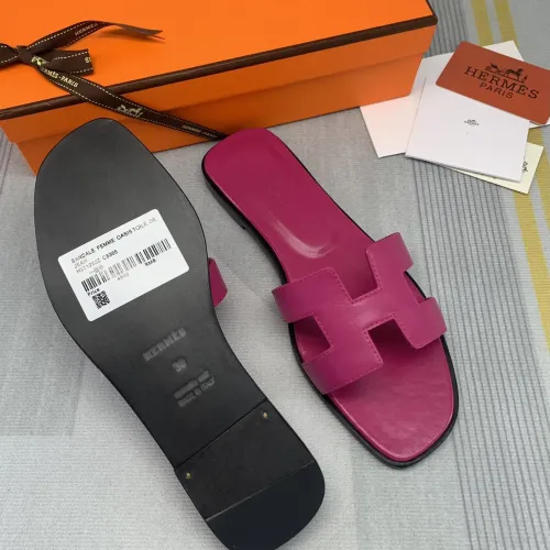 Replica Hermes Slippers For Women #1433198 $92.00 USD for Wholesale