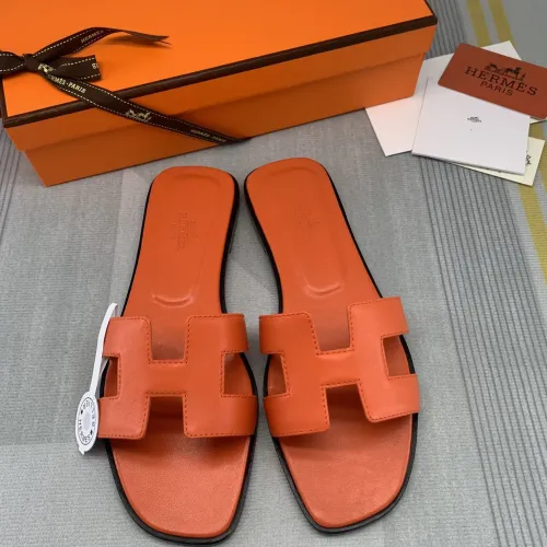 Replica Hermes Slippers For Women #1433199 $92.00 USD for Wholesale