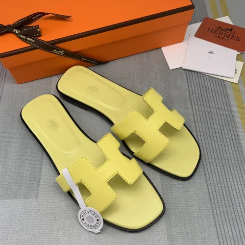 Replica Hermes Slippers For Women #1433200 $92.00 USD for Wholesale