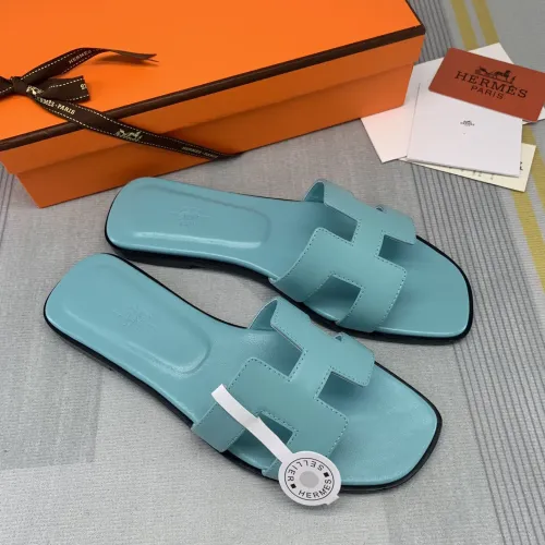 Replica Hermes Slippers For Women #1433201 $92.00 USD for Wholesale
