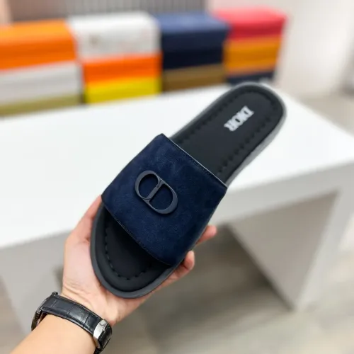 Replica Christian Dior Slippers For Men #1433206 $60.00 USD for Wholesale