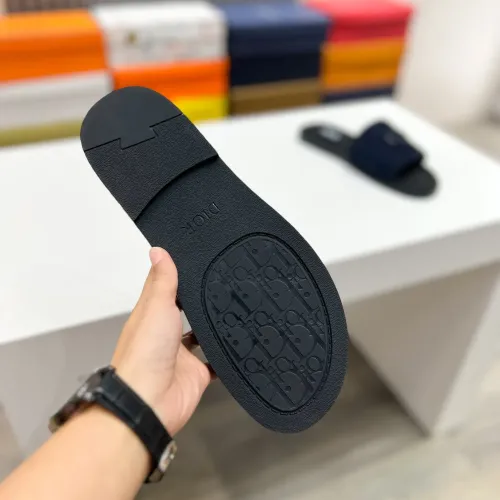 Replica Christian Dior Slippers For Men #1433206 $60.00 USD for Wholesale