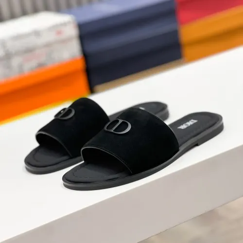Replica Christian Dior Slippers For Men #1433207 $60.00 USD for Wholesale