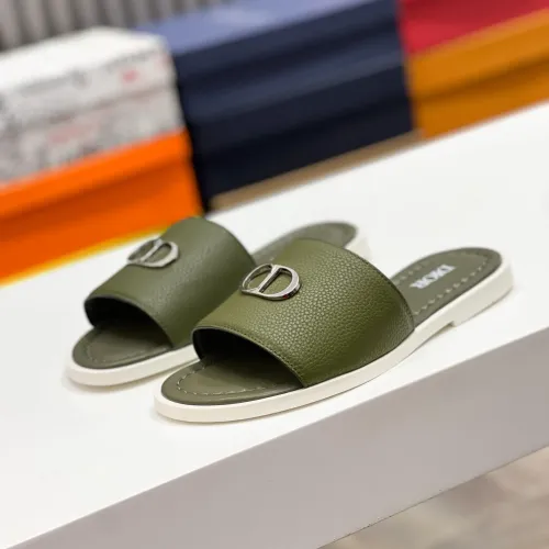 Replica Christian Dior Slippers For Men #1433208 $60.00 USD for Wholesale