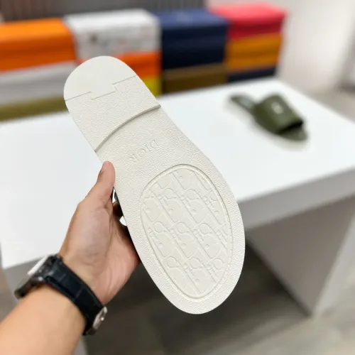 Replica Christian Dior Slippers For Men #1433208 $60.00 USD for Wholesale