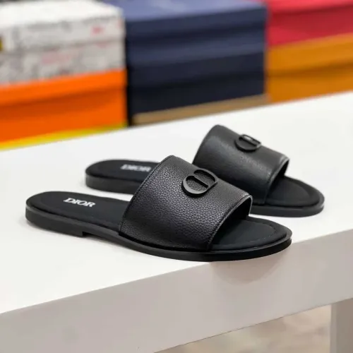 Replica Christian Dior Slippers For Men #1433211 $60.00 USD for Wholesale