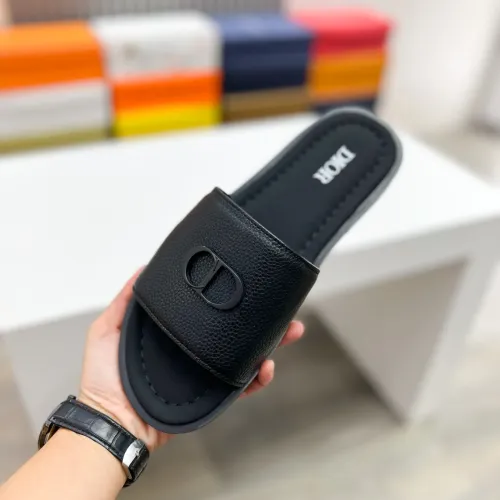 Replica Christian Dior Slippers For Men #1433211 $60.00 USD for Wholesale