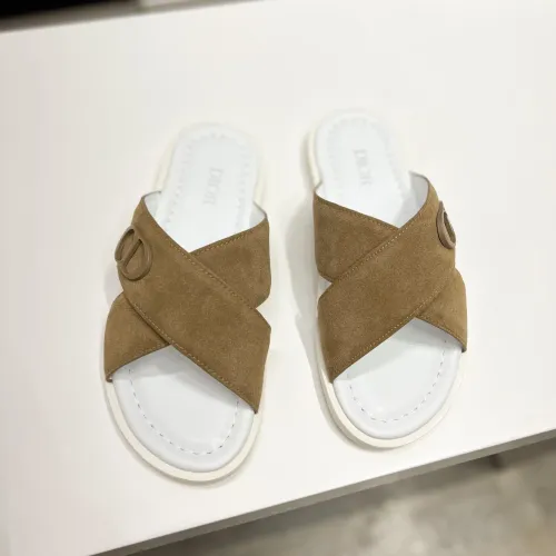 Replica Christian Dior Slippers For Men #1433212 $60.00 USD for Wholesale