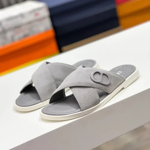 Christian Dior Slippers For Men #1433213 $60.00 USD, Wholesale Replica Christian Dior Slippers