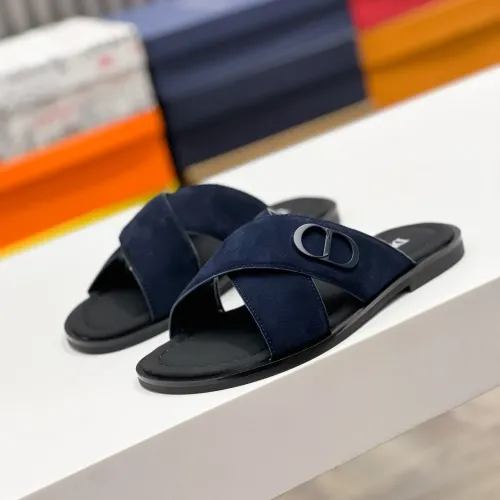 Christian Dior Slippers For Men #1433214 $60.00 USD, Wholesale Replica Christian Dior Slippers