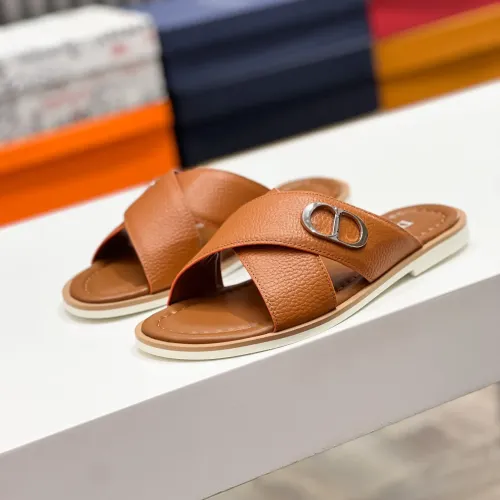 Christian Dior Slippers For Men #1433216 $60.00 USD, Wholesale Replica Christian Dior Slippers