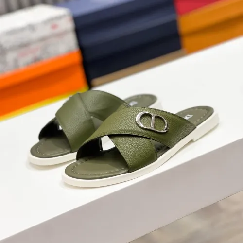 Christian Dior Slippers For Men #1433217 $60.00 USD, Wholesale Replica Christian Dior Slippers