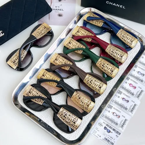 Replica Chanel AAA Quality Sunglasses #1433238 $60.00 USD for Wholesale